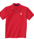 Sixteen Seventy Youth  Red White Polo